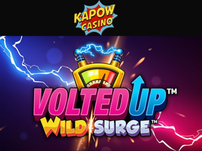 Kapow Casino free spins i dag volted up wild surge